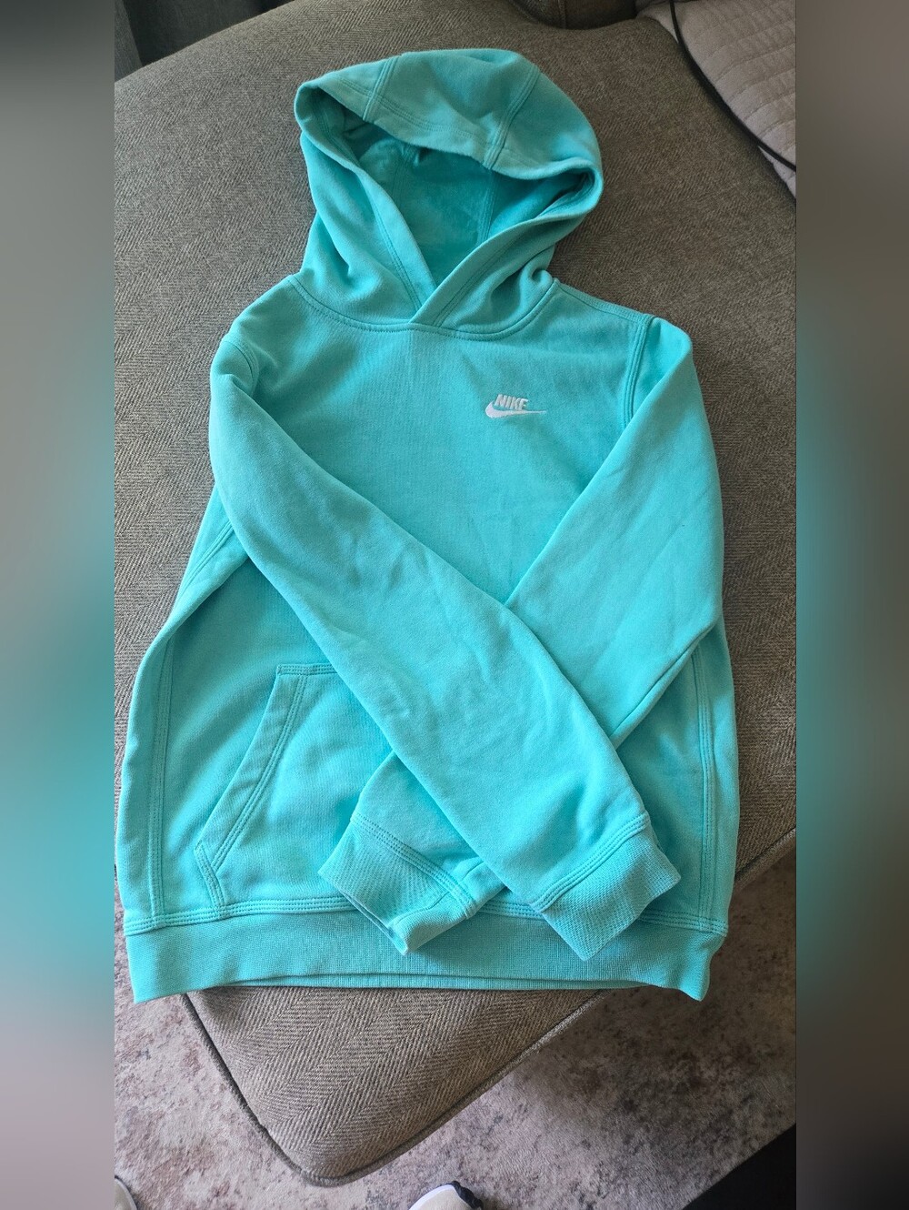 Nike Aqua/Turquoise Hooded Pullover